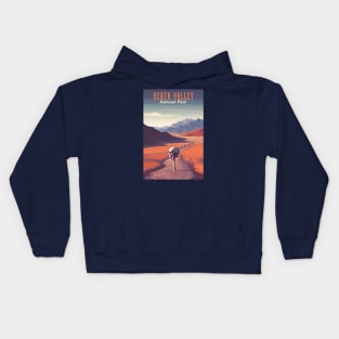 Death Valley National Park Vintage Travel  Poster Kids Hoodie